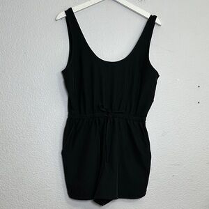 Abercrombie and Fitch Women’s Sleeveless Black Romper Size Medium Flawed